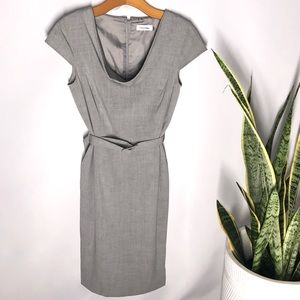 Calvin Klein Belted Dress. Size 4